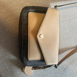 MK brown/tan crossbody